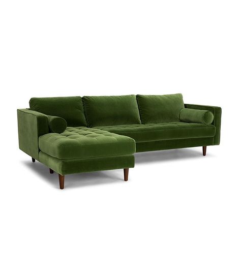 Sven Green Grass Sectional Modern Sectional Sofas, Mid Century Modern Sectional Sofa, Mid Century Modern Sectional, Cool Home Ideas, Spanish Style Home, Mid Century Modern Sofa, Contemporary Mid Century, Apartment Projects, Contemporary Mid Century Modern