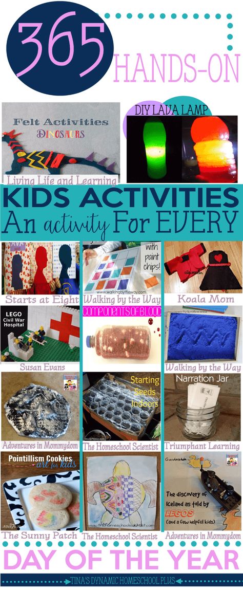 365 Days Hands-On Homeschool Kids Activities! One for EVERY day of the year. Hands on learning sticks because it not only teaches skills, but it is fun.Language arts, history, geography and crafts, you are sure to find one in this HUGE LIST!! Check it out over at Tina's Dynamic Homeschool Plus. Language Art Activities, Homeschool Inspiration, Homeschool Kids, Homeschool Learning, Homeschool Life, Homeschool Activities, Unit Study, Homeschool Science, Amazon Rainforest