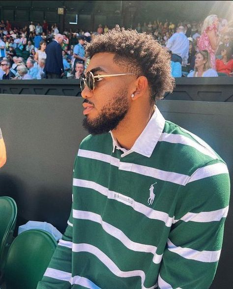 Karl Anthony Towns is at Wimbledon. Karl Towns, Windy City Series, Black Men Hair, Liz Tomforde, Town Outfits, Karl Anthony Towns, 2023 Goals, University Of Ky, Black Men Hairstyles