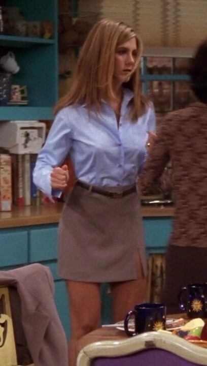 Rachel Green Style Aesthetic, Rachel Friends Work Outfits, Jennifer Aniston Work Outfits, Rachel Green Ralph Lauren, Rachel Work Outfits, Work Outfits Rachel Green, Cocktail Hour Outfit Casual, Rachel Green Suit, Rachel Green Fashion Outfits