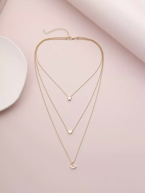 Shein Accessories, Necklaces Trendy, Trendy Jewellery, Necklace Cat, Necklaces Statement, Preppy Jewelry, Pretty Jewelry Necklaces, Trendy Fashion Accessories, Trending Necklaces