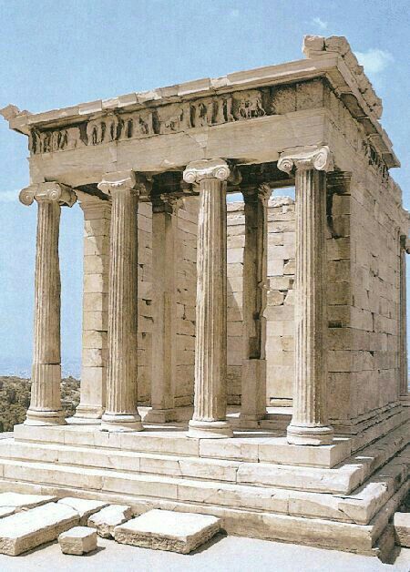 Temple of Athena Nike, Akropolis, Athens Greece Temple Of Athena, Ancient Greece Aesthetic, Greece Architecture, Ancient Greek City, Athens Acropolis, Greece Athens, Greek Temple, Ancient Greek Art, Ancient Greek Architecture