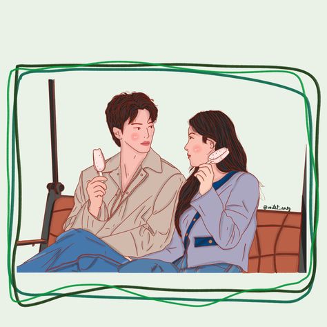 #digitalart #kdrama #ongoingdrama #mydemon #koreancouples #koreanactor My Demon Kdrama Illustration, Kdrama Painting Ideas, My Demon Drawing Kdrama, Demon Illustration, Kdrama Art, Mandala Illustration, Fanart Illustration, My Demon, Korean Drama Funny