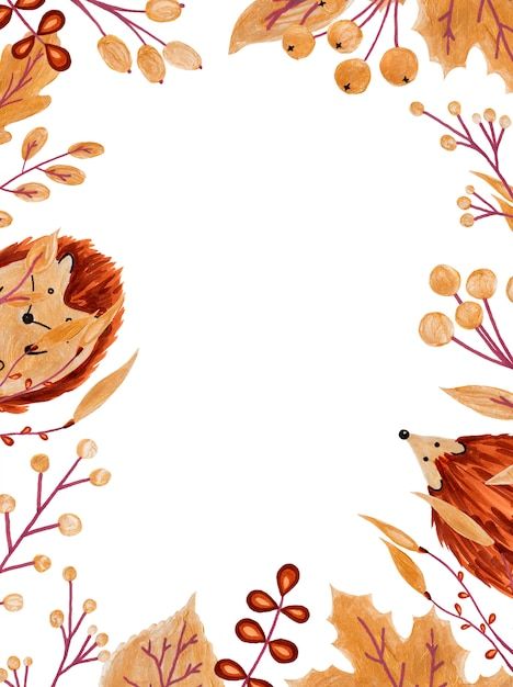 Hedgehog Background, Blog Post Design, Printable Paper Patterns, Kindergarten Portfolio, Cute Fall Wallpaper, Cool Paper Crafts, Vertical Frames, Bible Art Journaling, Frame Clipart