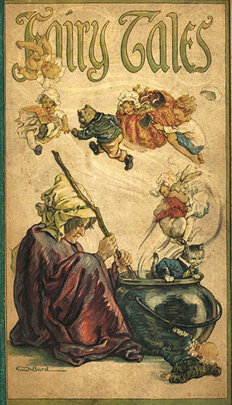 Searching for Magic Fairy Tale Illustrations, Thomas Carlyle, Baba Jaga, Fairy Tale Art, Carte Halloween, Walter Crane, Classic Fairy Tales, Fairy Tale Books, Vintage Book Covers