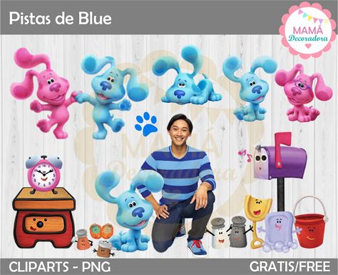 Blues Clues Paw Print Printable, Magenta Blues Clues Party, Blues Clues And Magenta, Blues Clues Paw Print, Chicken Little, Diego Go, Blue’s Clues Wiki, Tom Y Jerry, 1 Peter