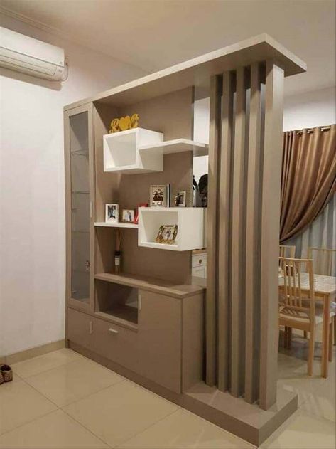 Modern Partition, Modern Partition Walls, Room Partition Wall, Wall Partition Design, Wall Partition, Modern Room Divider, Living Room Divider, Divider Design, Living Room Tv Unit Designs