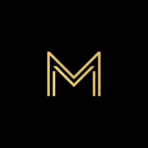 M Logo Design Letter Gold, Best Photography Logo, Hairdresser Logo, Alphabet Tattoo Designs, Logo M, Clothing Brand Logos, Type Inspiration, Minimalist Business Logo, Logo Redesign