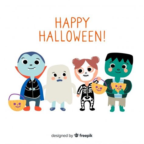 Cute Halloween Illustration, Happy Halloween Kids, Halloween Illustrations, Halloween Logo, Halloween Cartoon, Animal Print Wallpaper, Halloween Vector, Halloween Illustration, Halloween Drawings