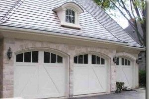 Garage Door Canada product picture Breezeway Remodel, Yellow Siding, Arched Opening, Carriage Style Garage Doors, Garage Door House, Craftsman Garage Door, Carriage Garage Doors, Craftsman Garage, Garage Door Windows