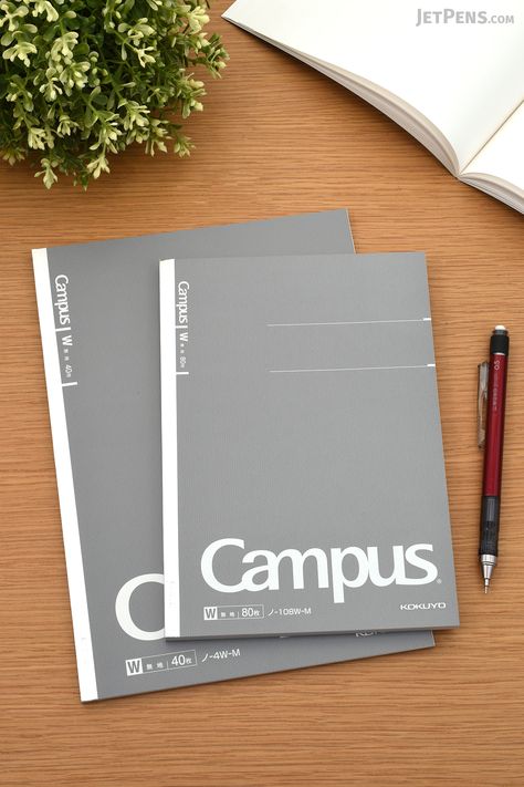 Popular Kokuyo Campus Notebooks are now available with smooth blank paper for sketching or brainstorming. Kokuyo Campus Notebooks Aesthetic Notes, Koyoko Campus Notebook, Campus Notebook Aesthetic, Kokuyo Campus Notebooks, Desk Stationary, Campus Notebook, Notebook Notes, Studying Stationary, High School Advice