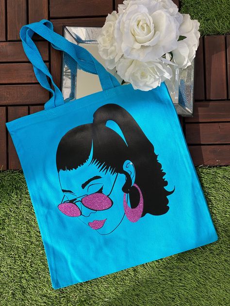 Pretty Tote Bags, Totes Ideas, Blue Tote Bag, Blue Tote, Crossbody Tote Bag, Daughter In Law, Diy Tote Bag, Essential Bag, Tote Bag Pattern