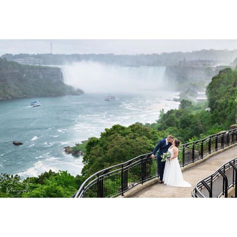 Josh Bellingham Photography on Instagram: “Yesterday’s Niagara Falls Elopement was incredible 💕💍🌊 This happy couple travelled all the way from Western Canada to tie the knot in…”