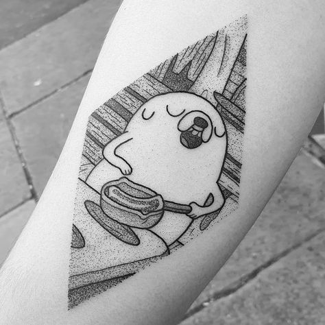 Tattoo Cartoon, Peach Tattoo, Henna Ink, Dragon Tattoo Ideas, Adventure Time Tattoo, Make Bacon, Father Tattoos, Tattoo Flash Sheet, Cute Tiny Tattoos