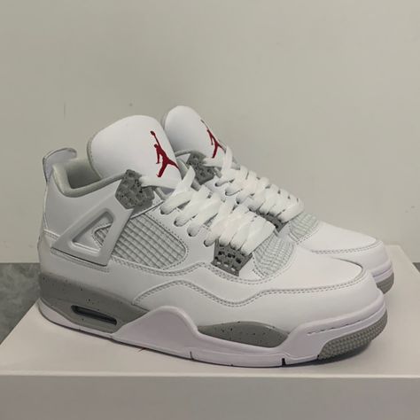 Air Jordan 4 White Oreo Men's Eur 41 (Us 8) Never Worn, Comes With Box, In Very Good Condition Oreo Jordan 4’s, White Oreo Jordan 4, Jordan4 Oreo, Jordan Shoes 4, Air Jordan 4 Oreo, Air Jordan 4 White Oreo, Jordan 4 White Oreo, Jordan 4 Oreo, Nike Shoes Men