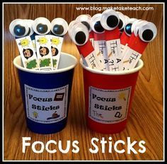 Focus sticks- a great tool to use to help students with writing. FREE printables to make your own focus sticks for your classroom. Free corresponding classroom posters! Pre Primary, 1st Grade Writing, First Grade Writing, Scrapbook Organization, Writing Instruction, Class Management, Kindergarten Writing, Writer Workshop, Kindergarten Literacy