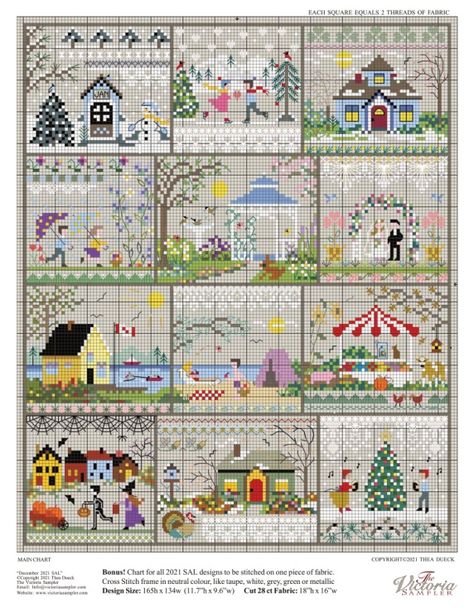 Gallery.ru / Фото #67 - The Victoria Sampler SAL 2021 - BelleBlue Beginners Cross Stitch, Modèles De Point De Croix Gratuits, Cross Stitch Houses, Free Cross Stitch Designs, Cross Stitch For Beginners, Cross Stitch Sampler Patterns, Unique Cross Stitch, Cross Stitch Tutorial, Cross Stitch Free