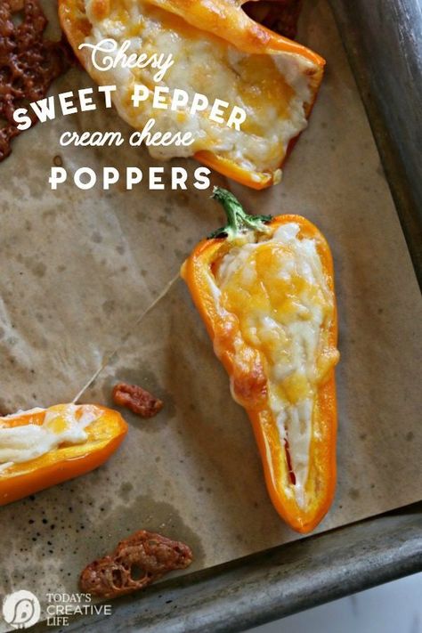 Sweet Pepper Poppers, Super Bowl Finger Foods, Superbowl Foods, Finger Foods Easy Party, Pepper Poppers, Healthy Superbowl Snacks, Bowl Party Food, Superbowl Appetizers, Fingerfood Party