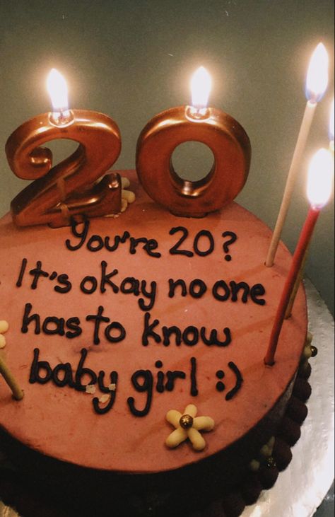 Youre Twenty Cake, 20 Year Cake Ideas, 2003 Birthday Cake, Your Twenty Birthday Cake, Birthday Cakes Funny Woman, You’re 20 Birthday Cake, Ur 20 Birthday Cake, Twentyth Birthday, Miss Twenty Something Cake