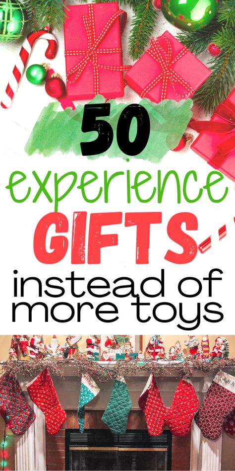 No Gifts For Christmas, Experience Box For Christmas, Best Christmas Gifts 2022 Kids, Experiences For Christmas Gifts, Gift Ideas Experiences, Gifting Experiences For Christmas, Christmas For Grandkids, Christmas Gift Experiences For Kids, Kids Christmas Gifts Something They Need