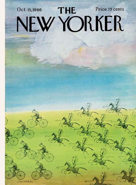 Saul Steinberg, New Yorker Covers, Beating Heart, National Gallery Of Art, October 15, Cover Artwork, Art Institute Of Chicago, Vintage Magazine, The New Yorker