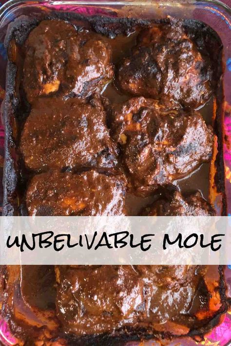 Best Mole Sauce Recipe, Homemade Mole Sauce, Mole Sauce Recipe, Mole Recipe, Mexican Comfort Food, Chicken Mole, Traditional Mexican Dishes, Mexican Sauce, Mole Sauce