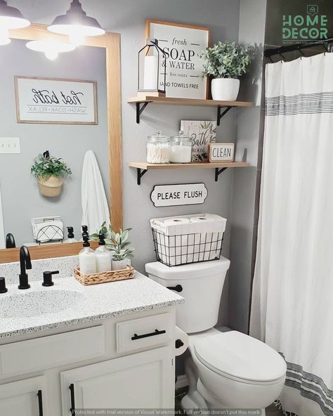 Black and white tile bathroom