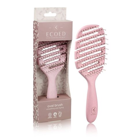 Hair Brush Packaging, Hair Tools Aesthetic, Best Detangler, Detangler Brush, Oval Brush, Hair Care Tools, Package Ideas, Hair Dry, Detangling Brush