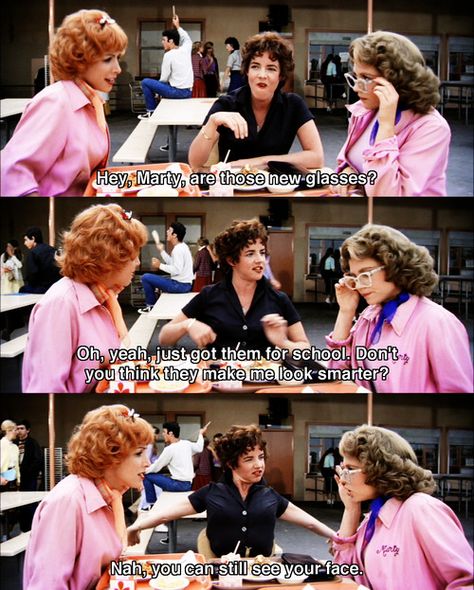 Aha, Rizzo, could definitely be something I would say. Grease Movie Quotes, Grease 1978, Grease Movie, Grease Is The Word, Favorite Movie Quotes, Tv Quotes, Book Tv, About Time Movie, Film Serie