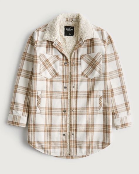 Discover great products at the best prices at Dealmoon. Sherpa-Lined Shirt Jacket. Price:$66.00 Shirt Jacket Womens, Sherpa Lined Jacket, Womens Sherpa, Plaid Shacket, Cozy Tops, Sherpa Jacket, Plaid Jacket, Line Jackets, Sherpa Lined