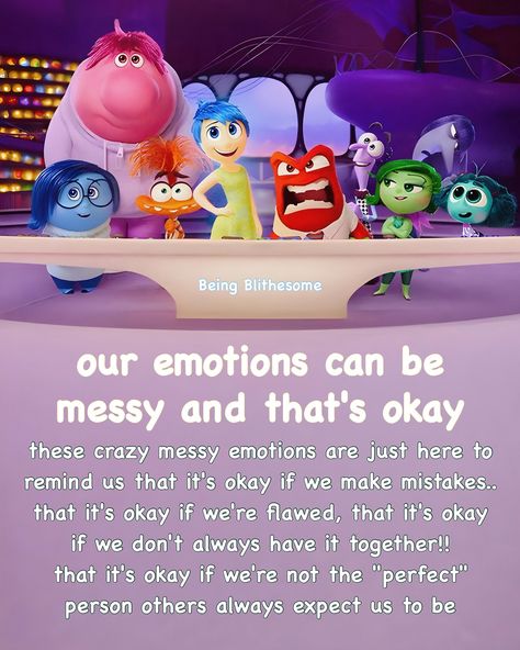 Inside Out Journal, Inside Out Feelings, Servants Heart, Aesthetic Advice, Joy Inside Out, Inside Out Emotions, Aunt Quotes, Social Emotional Activities, Mental Health Activities