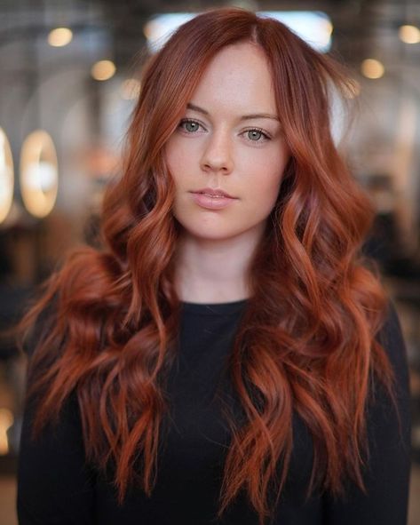 Natural Red Balayage Hair Auburn, Brick Red Hair, Pinkish Brown Hair, Ruby Red Hair, Copper Brown Hair, Light Red Hair, Light Auburn Hair, Red Balayage Hair, Red Hair Color Ideas