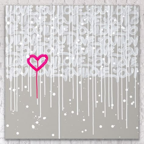 Amber Goldhammer on Instagram: "Happy Valentines Week! “I Love Your Heart” #nowavailable #art #artgallery #contemporaryart #interiors #interiordesign #artcollector #loveart #ambergoldhammer" I Love Your Heart, Valentines Week, Landscape Street, Silent Poetry, Los Angeles Artist, Abstract Painting Techniques, Los Angeles Art, Love Matters, Corporate Art