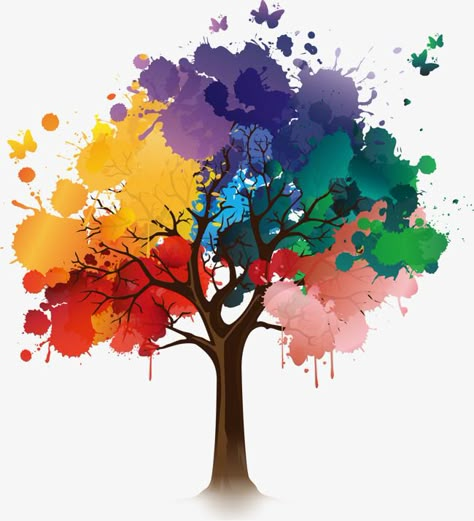 De l'arbre,Lavage de l'arbre,Le dessin de l'arbre,Le vecteur de l'arbre,Des plantes Trees With Red Leaves, Trees Vector, Trees Png, Paint Illustration, Christmas Tree Background, Family Tree Template, Paint Splatters, Cosmic Art, Diy Watercolor Painting