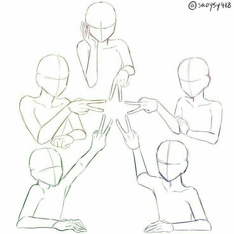 How To Draw People, Drawing Body Poses, Draw People, Draw The Squad, Different Poses, Drawings Of Friends, Drawing Style, 캐릭터 드로잉, Gesture Drawing