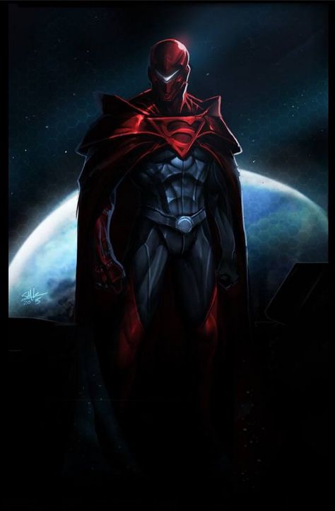 Superman Redesign, Evil Superman, Superman Artwork, Superman Wallpaper, Bd Art, Superman Art, Batman Returns, Arte Dc Comics, 다크 판타지