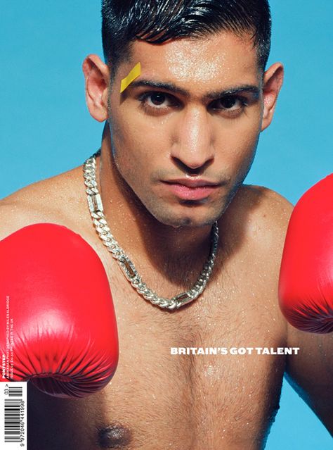 Ponystep magazine cover graced by British boxing great Amir Khan, wearing a piece from Stephen Einhorn’s men’s jewellery collection. The iconic sporting star is wearing our Geo 6 necklace and doesn’t he look great in it… Such a knockout shot (sorry, just couldn’t help it!). Nike Editorial, Press Shots, Miles Aldridge, Dark Haired Men, Daphne Guinness, Amir Khan, King Khan, Georgia May Jagger, Mens Jewellery