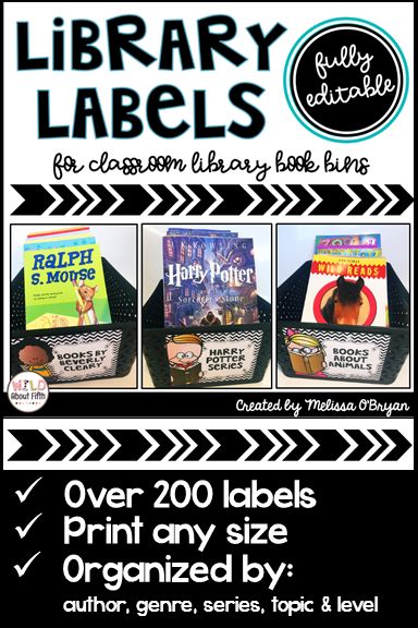 Classroom Library Labels, Organization and More Labels Organization, Classroom Library Labels, White Classroom, Library Labels, Print Labels, Book Bins, Organizational Tips, Class Library, Bin Labels