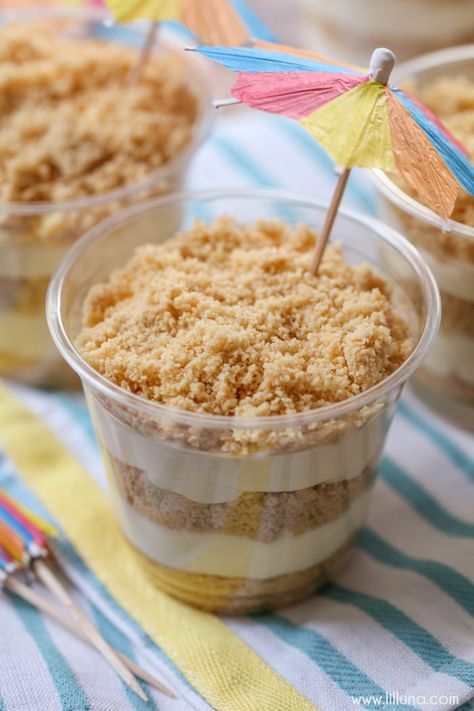 Sand Pudding Cups Sand Pudding Cups, Sand Pudding Dessert, Sand Dessert, Sand Pudding, Pudding Cup Recipes, Edible Sand, Dirt Pudding, Sand Cake, Pudding Parfait