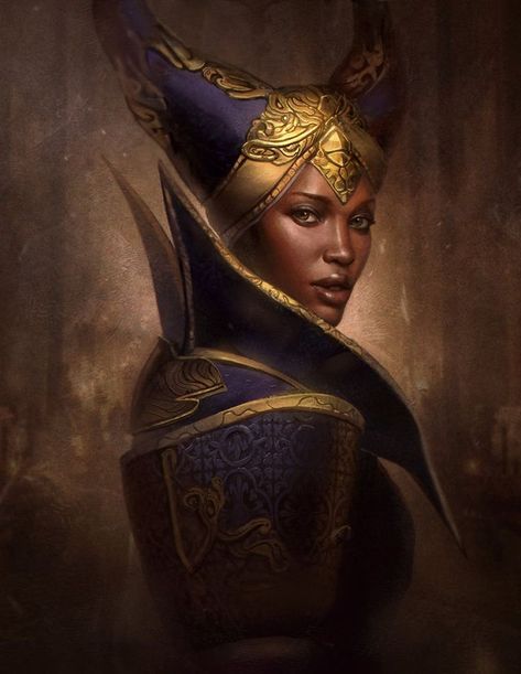 Disgruntled Haradrim on Twitter: "amazing | Madame de Fer "The Lady of Iron" by Gerry Arthur #DAI #fanart http://t.co/TS84sP339B" Dragon Age Series, Dragon Age Inquisition, Wow Art, Afro Art, Black Women Art, Pics Art, Dragon Age, Character Portraits, Black Is Beautiful