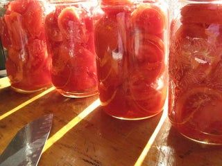 Stewed Tomatoes Canning Recipe, Canned Stewed Tomato Recipes, Canning Stewed Tomatoes, Canned Stewed Tomatoes, Canned Tomato Recipes, Recipes With Diced Tomatoes, No Pantry, Canned Tomato Juice, Canning Tomatoes Recipes