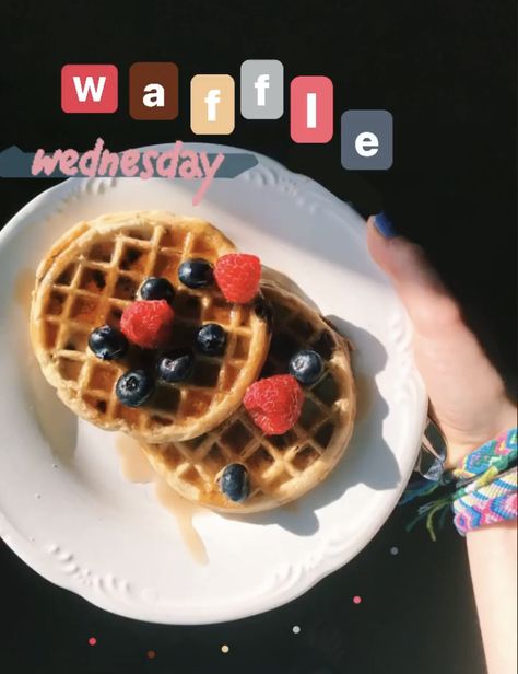 Waffle Instagram Story, Wednesday Instagram Story, Waffle Story, Waffle Wednesday, Food Stories, Insta Ideas, Cute Cat Wallpaper, Instagram Pose, Spring Vibes