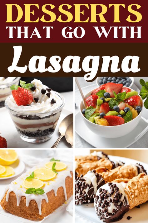 If you're craving Italian food and are looking for desserts that go with lasagna, there are so many great options! From gelato to cannolis to cookies, these treats are the perfect end to your feast. Lasagna Side Dishes, Lemon Sour Cream Cake, Wraps Chicken, Lasagna Dinner, Italian Desserts Easy, Lemon Drop Cookies, Summer Chicken Recipes, Summer Chicken, Italian Recipes Dessert