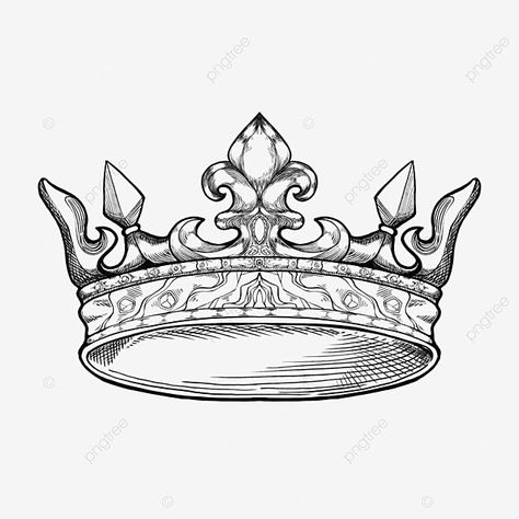 Crown Silhouette Queen, Aesthetic Crown Drawing, Crown Ink Drawing, Queen Crown Drawing Sketch, Crown Drawing Ideas, Fantasy Crown Drawing, Crown Sketch Queen, Drawings Of Crowns, Prince Crown Drawing