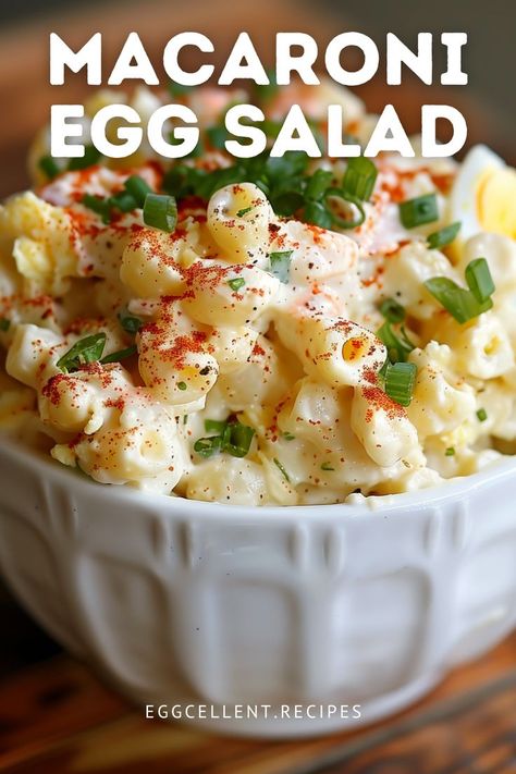 If you are looking for a refreshing and hearty dish, this Macaroni Egg Salad is the perfect choice. #Macaroni Egg Salad recipe #Macaroni Egg Salad easy #macaroni egg potato salad #deviled egg macaroni salad recipe easy #macaroni salad classic egg #emily bites deviled egg macaroni salad #tasty cooking deviled egg macaroni salad #devils egg macaroni salad #old fashioned macaroni salad with egg #potato salad with egg and macaroni Deviled Egg Macaroni Salad Recipe, Macaroni Salad Recipe Easy, Macaroni Salad With Egg, Old Fashioned Macaroni Salad, Deviled Egg Macaroni Salad, Egg Macaroni Salad, Egg Potato Salad, Salad With Egg, Emily Bites