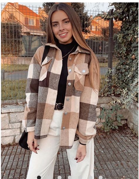 Shacket Outfit Women, Shacket Outfit, Jacket Outfit Women, Estilo Indie, Classy Winter Outfits, Winter Fashion Outfits Casual, Cold Outfits, Shein Outfits, Woman Suit Fashion