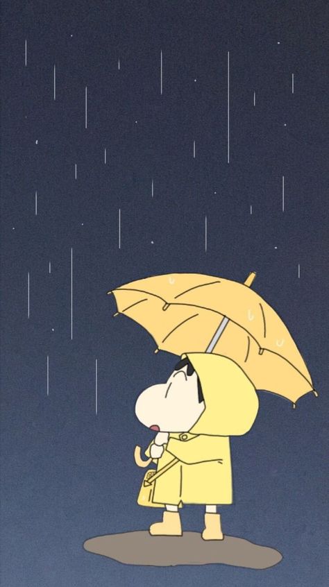 Rain Cartoon Aesthetic, Sinchan Wallpaper, Sinchan Cartoon, Doraemon Cartoon, Cute Bunny Cartoon, Cartoon World, Cute Pokemon Wallpaper, Cute Emoji Wallpaper, Art Corner