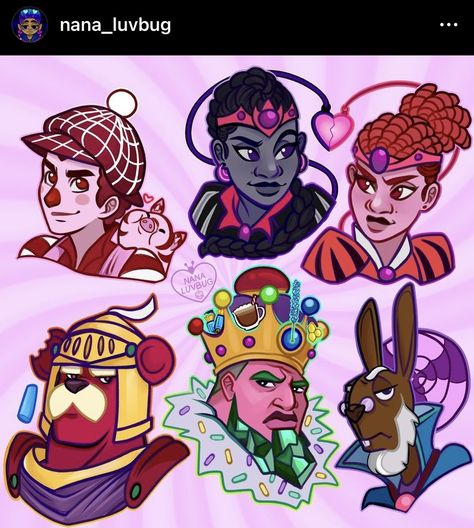 Crown Of Candy Fanart, A Crown Of Candy, Smiling Pig, Pink Peppermint, Internet Icon, The Horrors, Vox Machina, Commissions Open, Say Hi