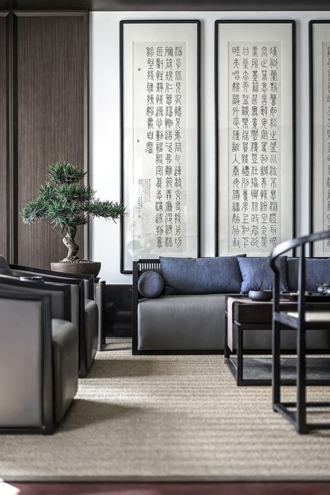 Modern Chinese Interior, Chinese Interior Design, Chinese Style Interior, Asian Interior Design, Chinese Home, Chinese Interior, Asian Interior, Chinese Decor, Asian Decor