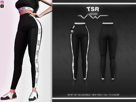 Sims4 Cc Sport Clothes, Legging Sims 4 Cc, Sims 4 Cc Female Leggings, Sims 4 Cc Sportswear Female, The Sims 4 Cc Resource Pants, Sims 4 Mac, Sport Set, Clothes Cc, Sims Clothes